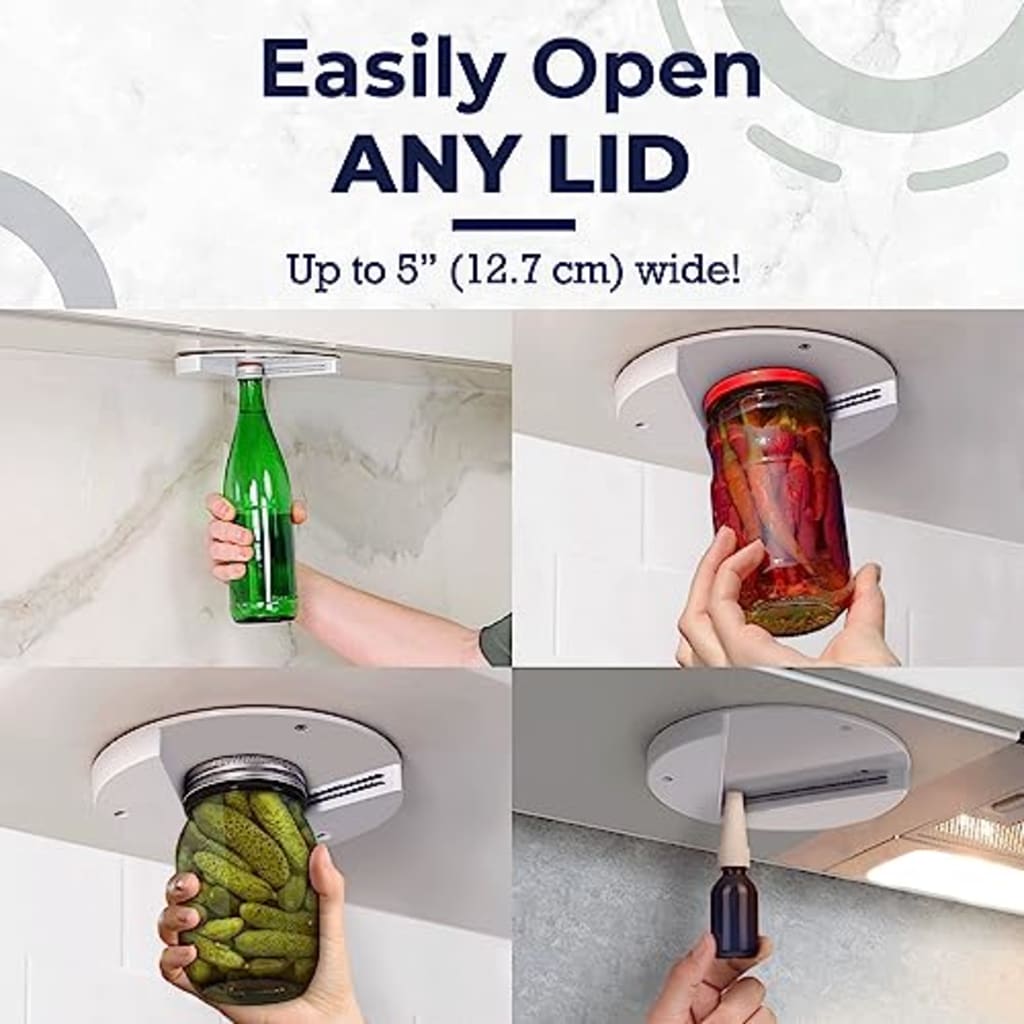 The Under-Cabinet Jar Opener That Gives You Your Independence Back